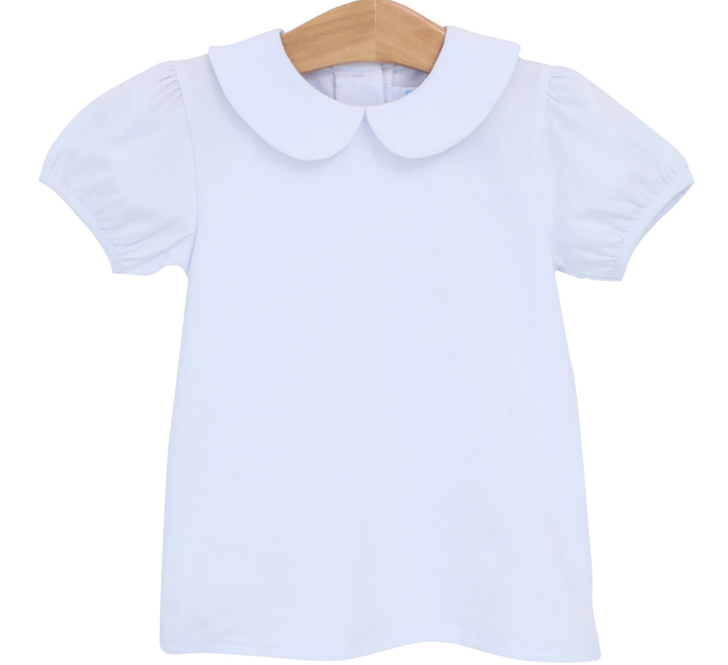 Peter Pan collar short sleeve shirt by jellybean