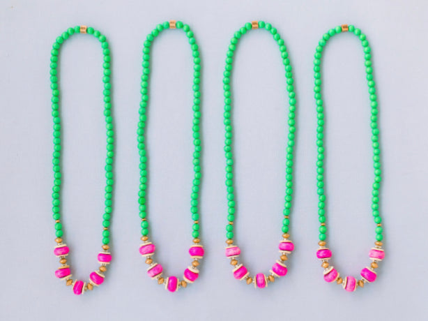 The Kelsey necklace by Carolina strung