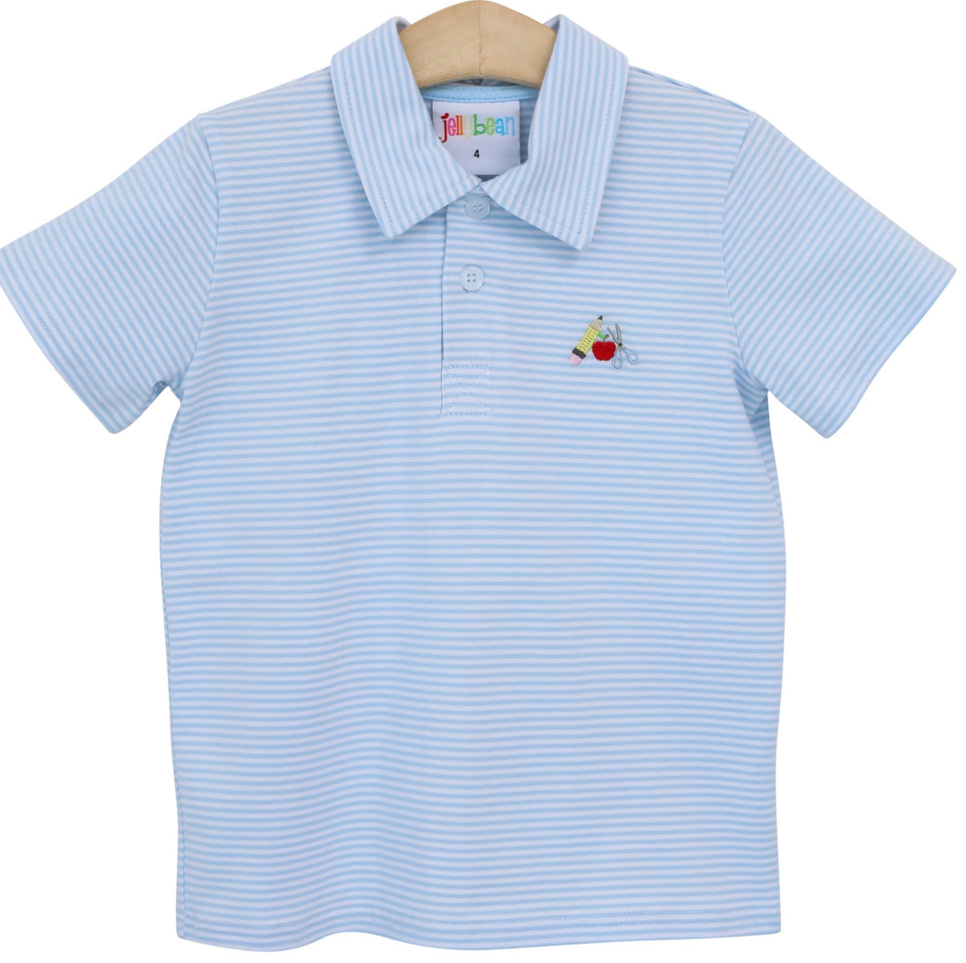 School supplies mini embroidery Polo