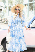 Load image into Gallery viewer, Beaufort Grandmillennial block print dress

