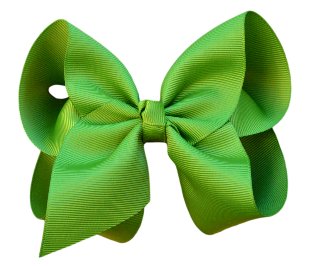 5 inch ( 2 inch Ribbon Width) Solid Grosgrain Bow: 5 Inch / Sage