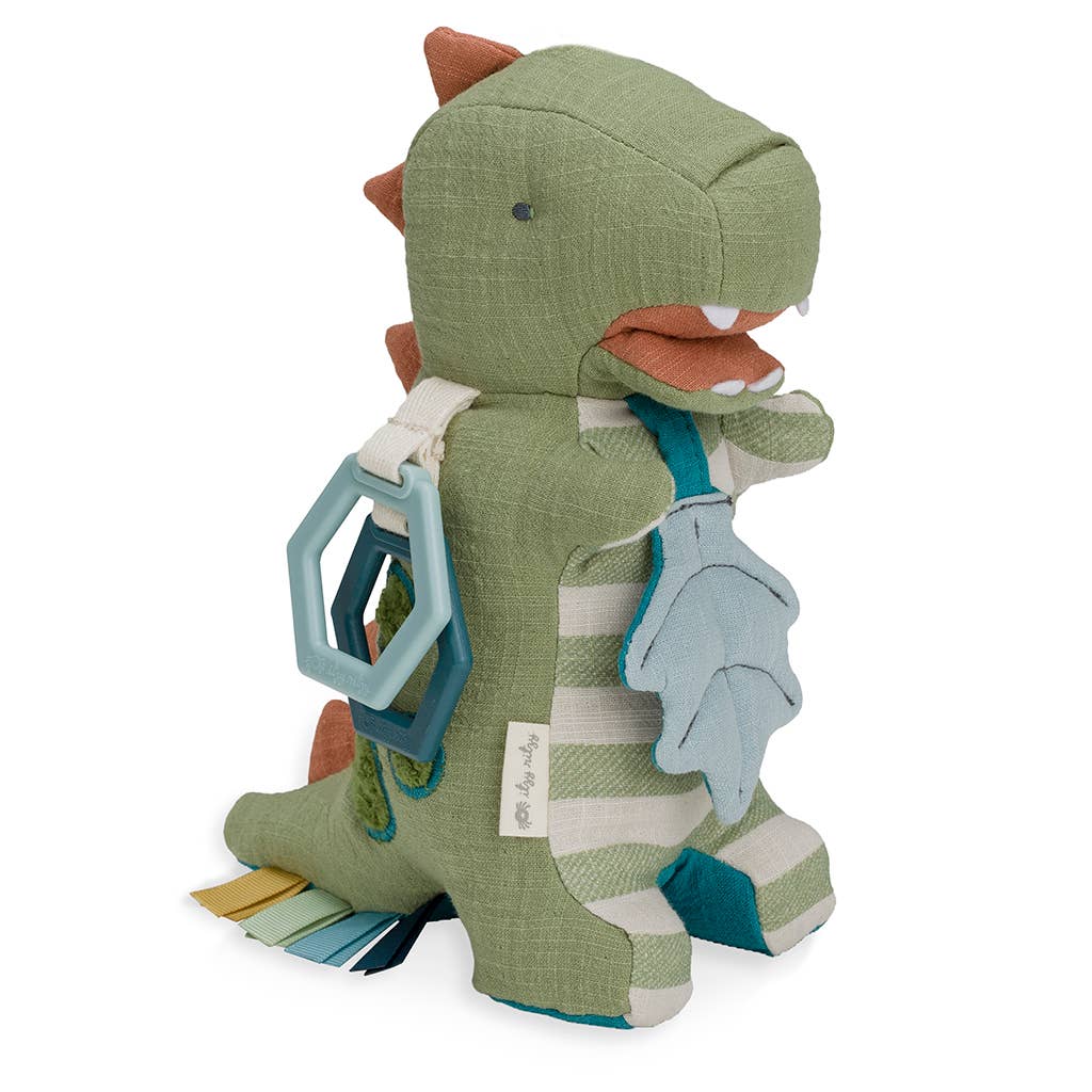 Itzy ritzy Bespoke Link & Love™ Activity Plush with Teether Toy