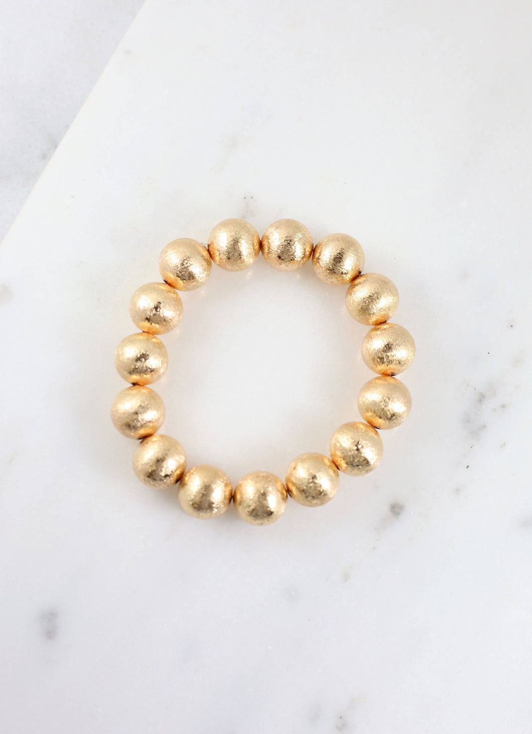 Buchanan Textured Ball Bracelet GOLD