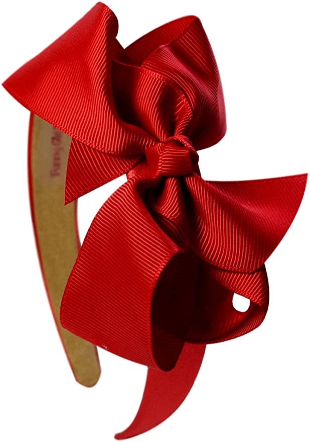 Satin Arch Boutique Bow Headband for Toddlers and Girls: