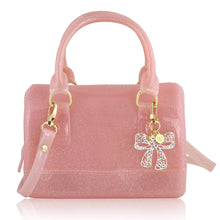 Load image into Gallery viewer, Ruby Lt Pink Sparkle Jelly Purse: Closer to Heaven Edition
