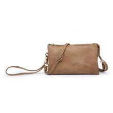 Load image into Gallery viewer, M013 Riley Monogrammable 3 Compartment Crossbody/Wristlet
