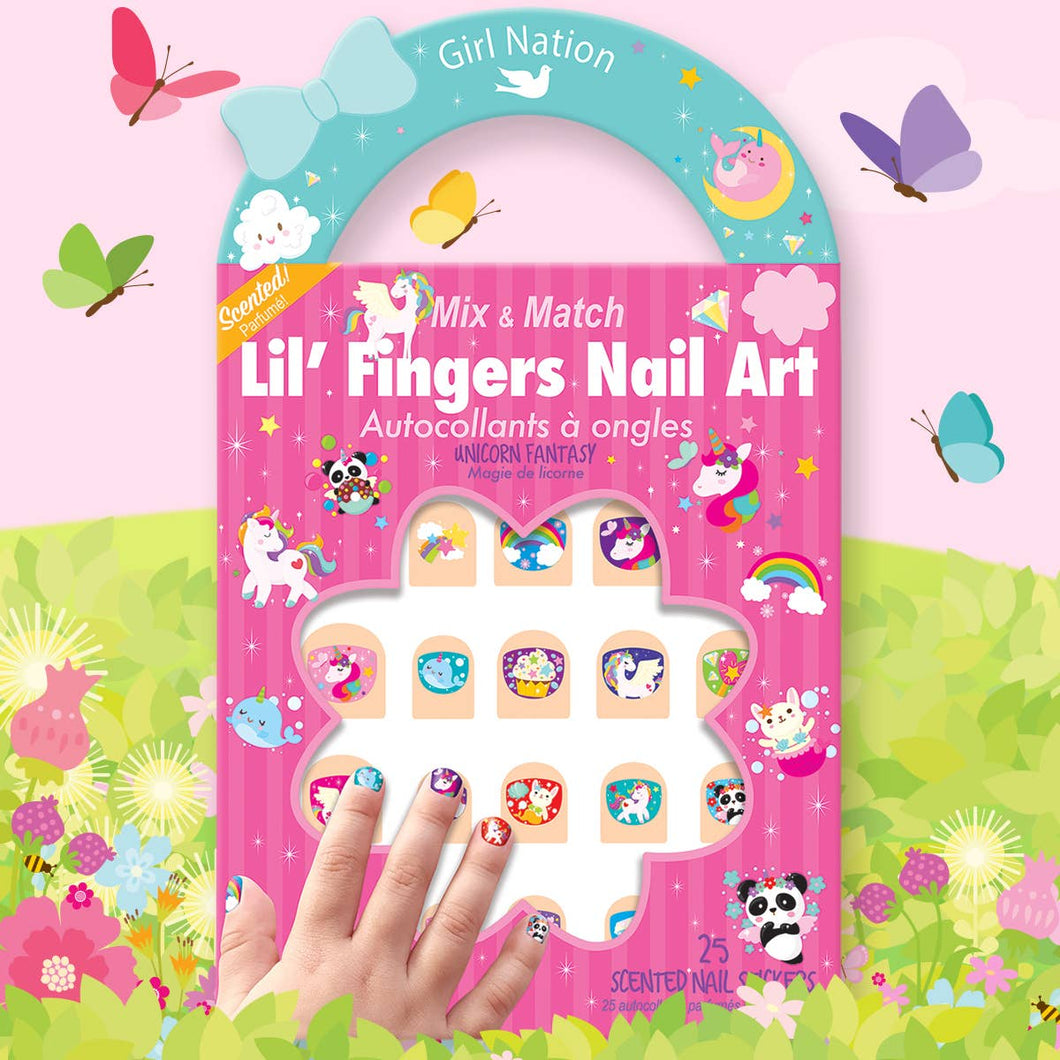 Lil' Fingers Nail Art- Unicorn Fantasy