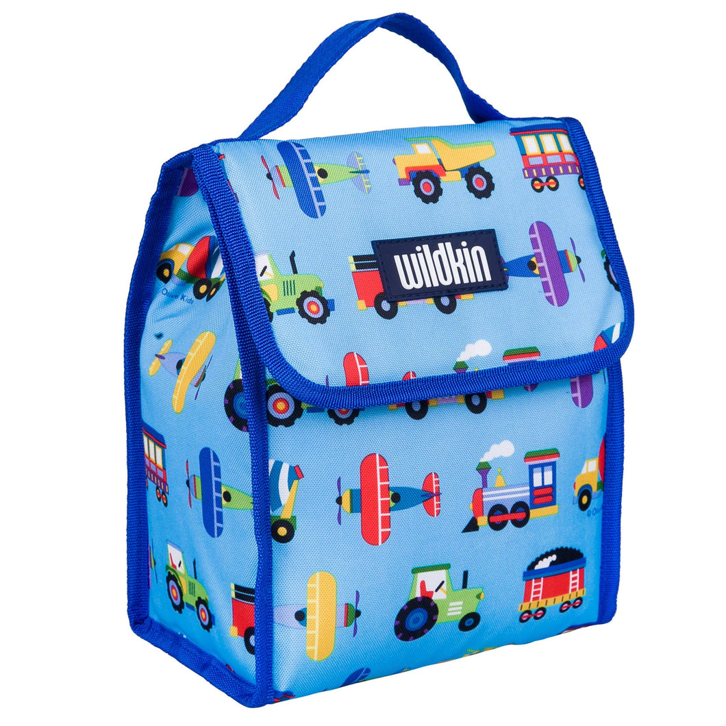 Trains Planes and Trucks Lunch Bag