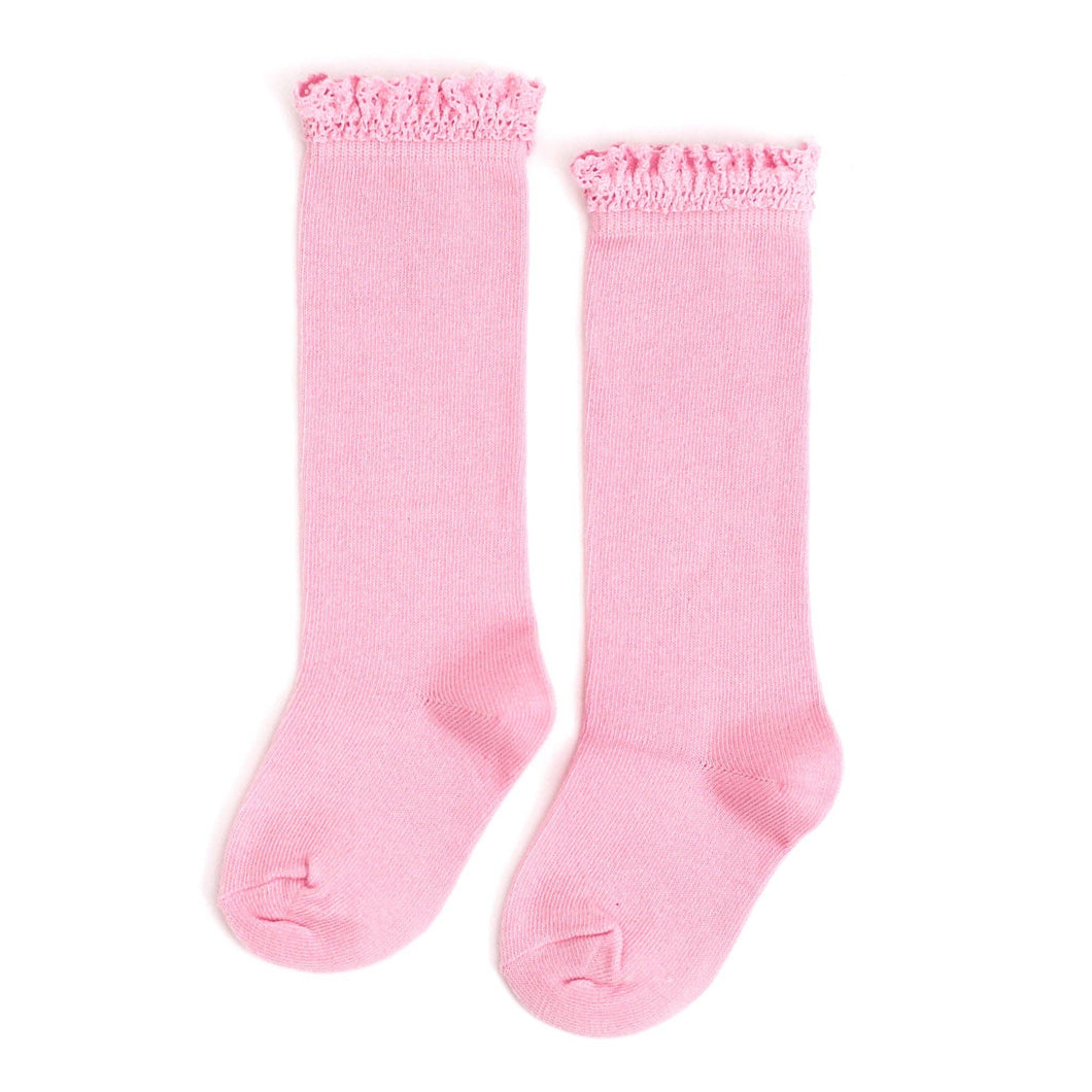 Blossom Lace Top Knee High Socks: 4-6 YEARS