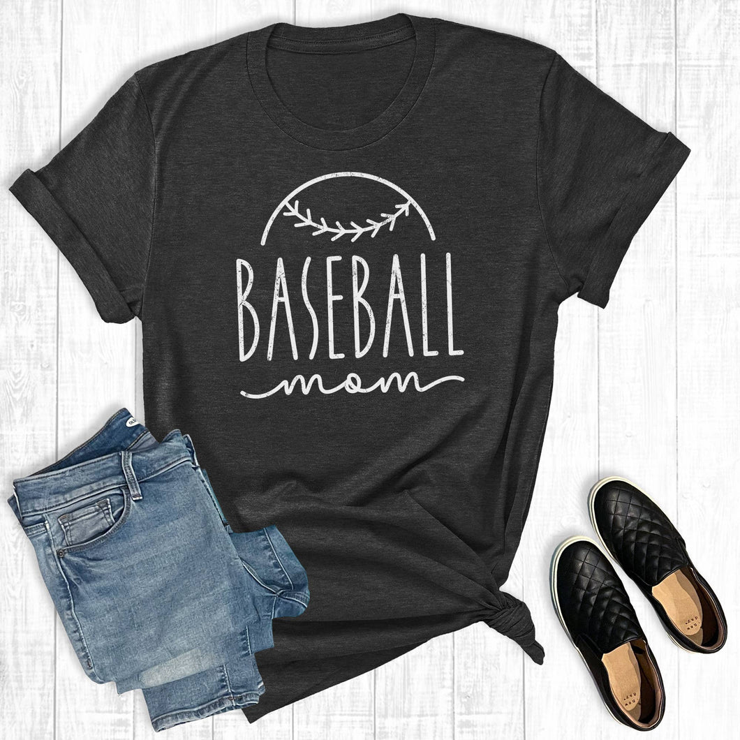 Baseball Mom Summer Graphic Tee