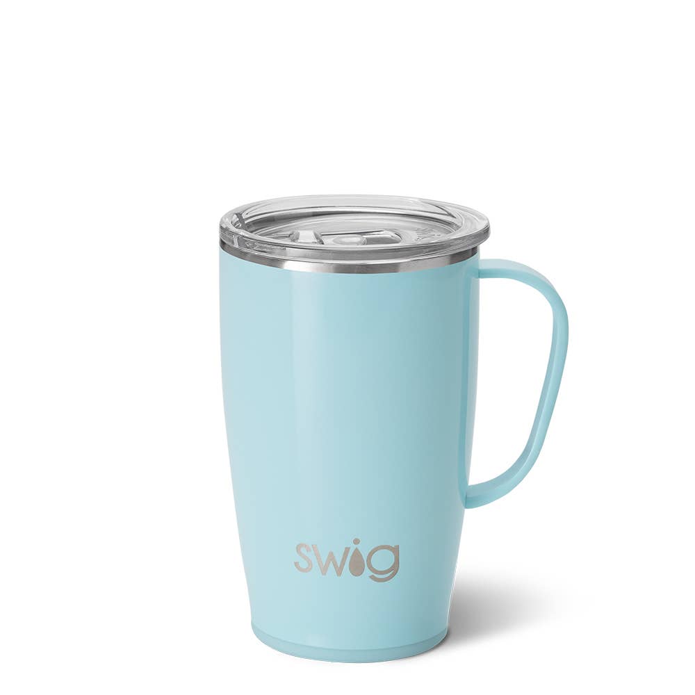 Shimmer Aquamarine Travel Mug (18oz)