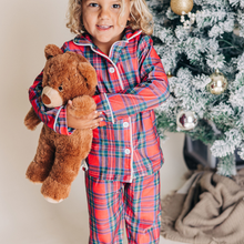 Load image into Gallery viewer, Family Christmas Pajamas - Button Down PJ - Christmas Tartan: XL
