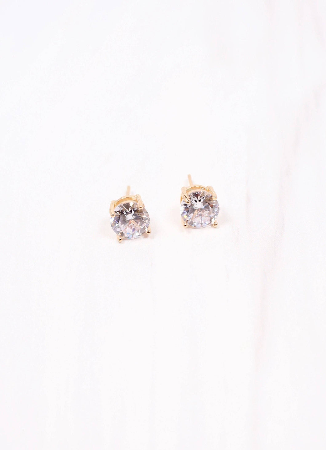 Warwick CZ Stud Earring GOLD: Default