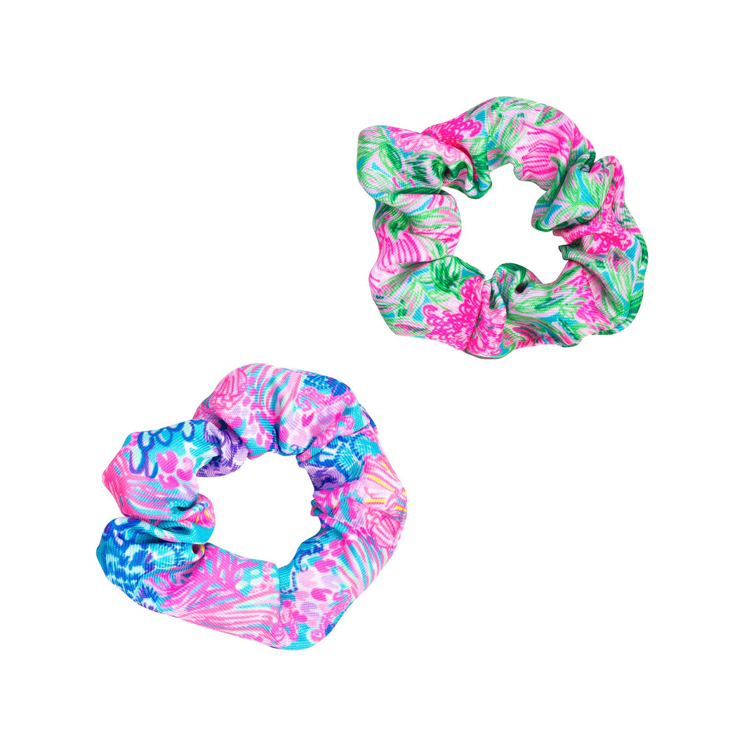 Scrunchie Set of 2, Splendor in the Sand/Coming in Hot by Lilly Pulitzer