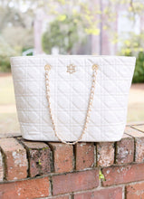 Load image into Gallery viewer, Quentin Quilted Tote IVORY
