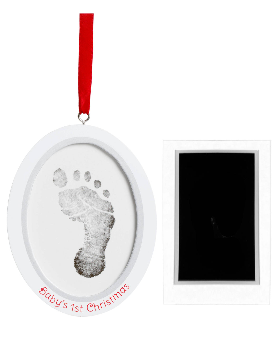 Babyprints Holiday Photo Ornament with Clean Touch Ink