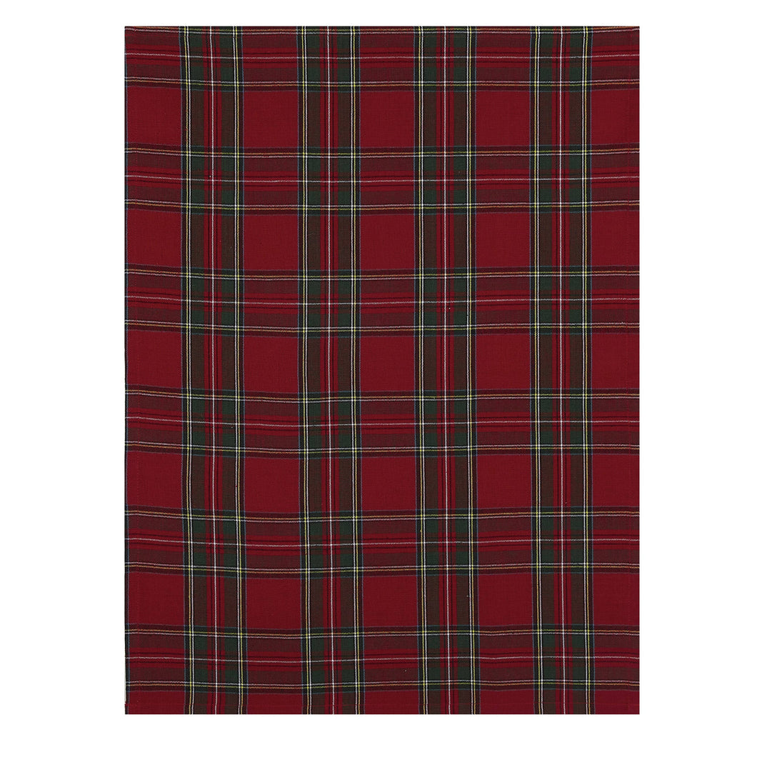 Red Plaid Kitchen Towel
