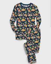 Load image into Gallery viewer, Dino Cookies - Kids Bamboo Long Sleeve Lounge Set: 4
