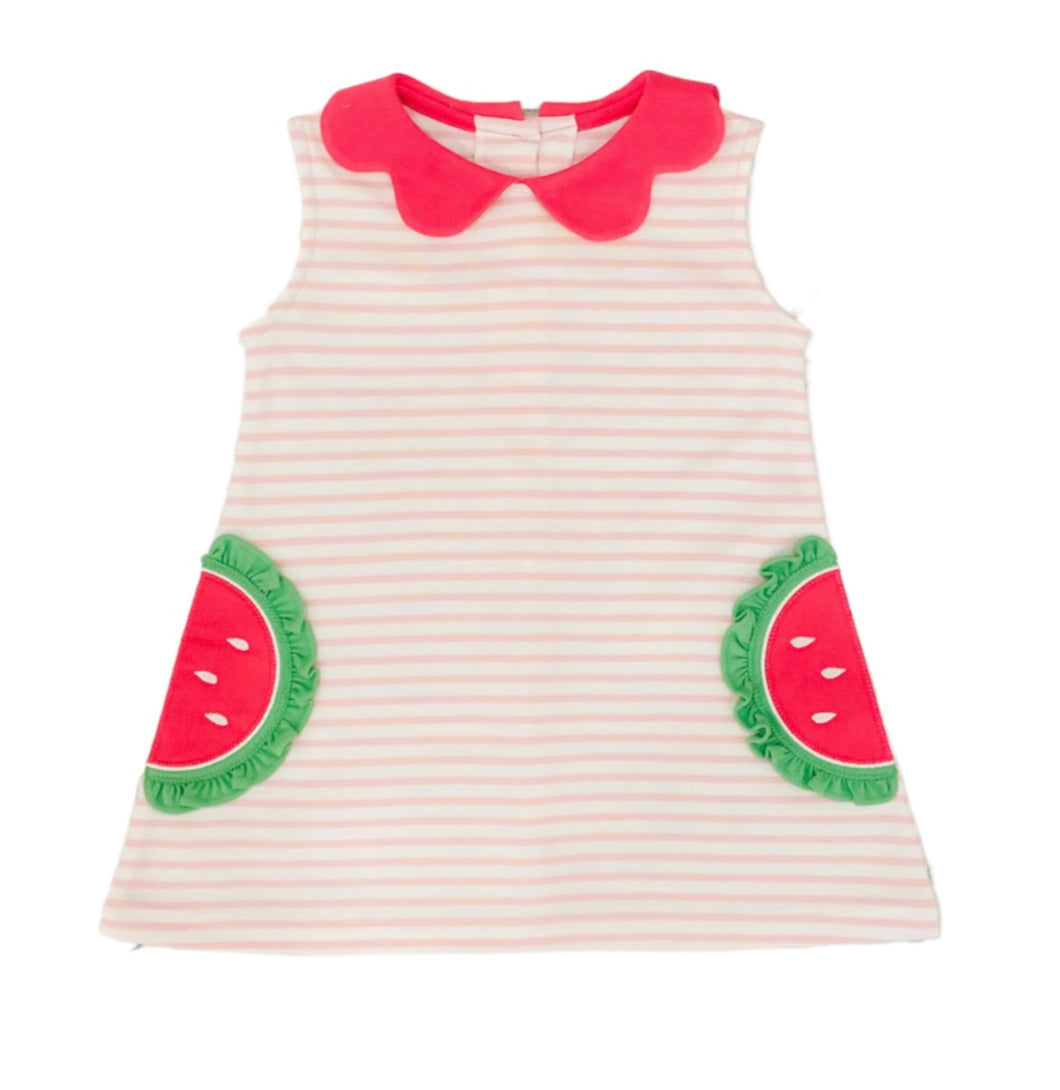 Watermelon bryar dress knit pink sleeveless