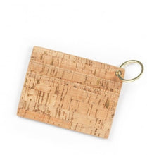 Load image into Gallery viewer, Cork wallet keychain
