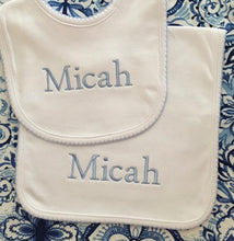 Load image into Gallery viewer, Picot trimmed baby items
