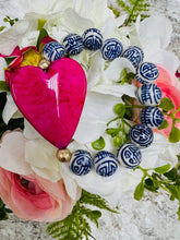 Load image into Gallery viewer, Chinoiserie heart bracelets
