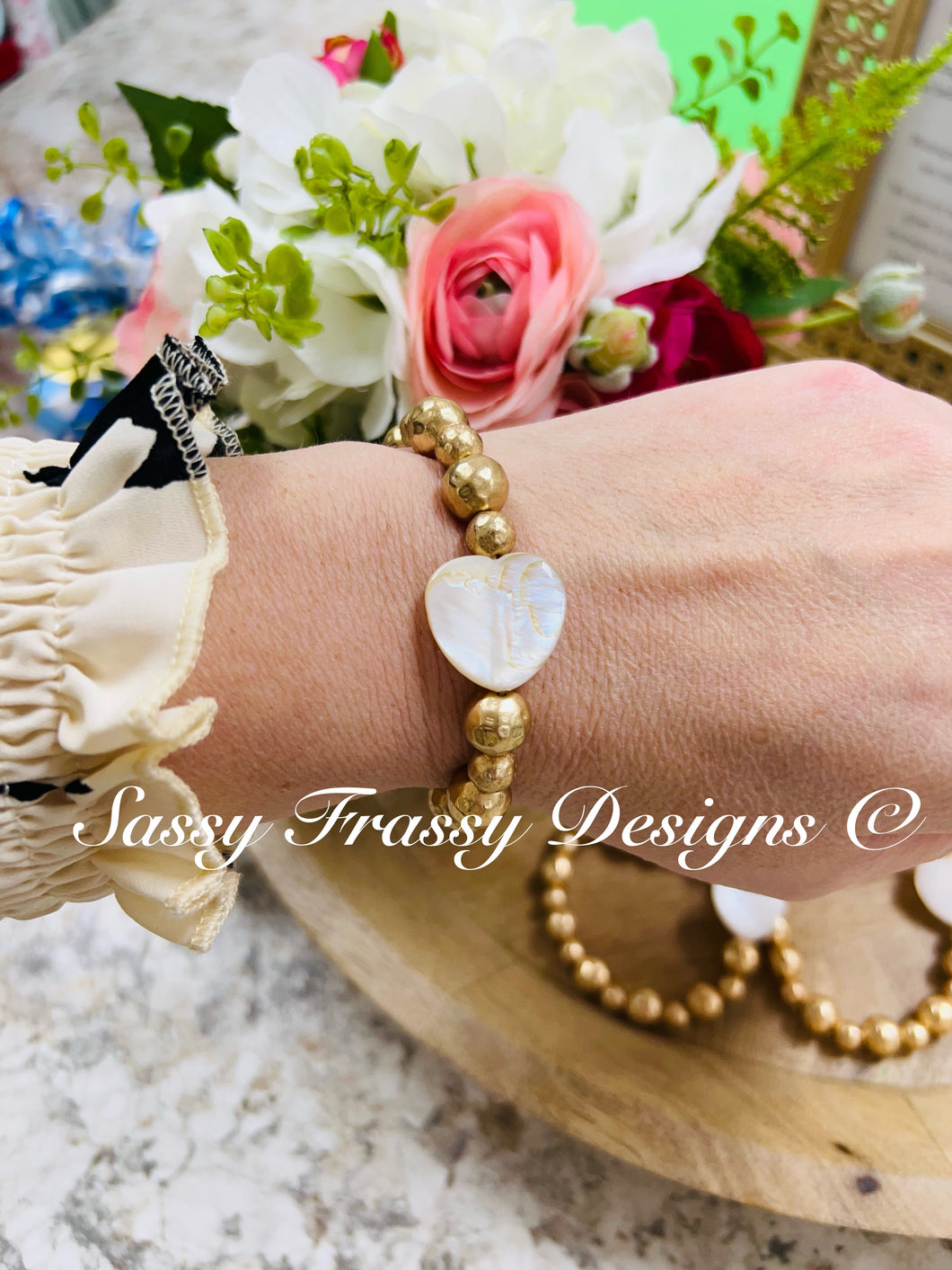 Handmade Heart bracelet