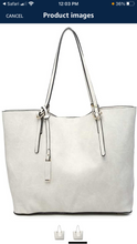 Load image into Gallery viewer, Jen and Co iris tote in NAvy
