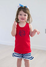 Load image into Gallery viewer, Girls racerback tank top
