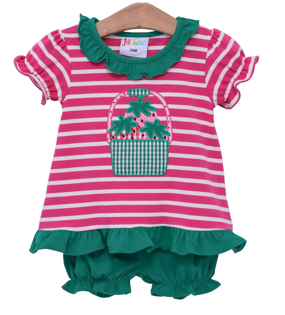 Strawberry Bloomer set by jellybean