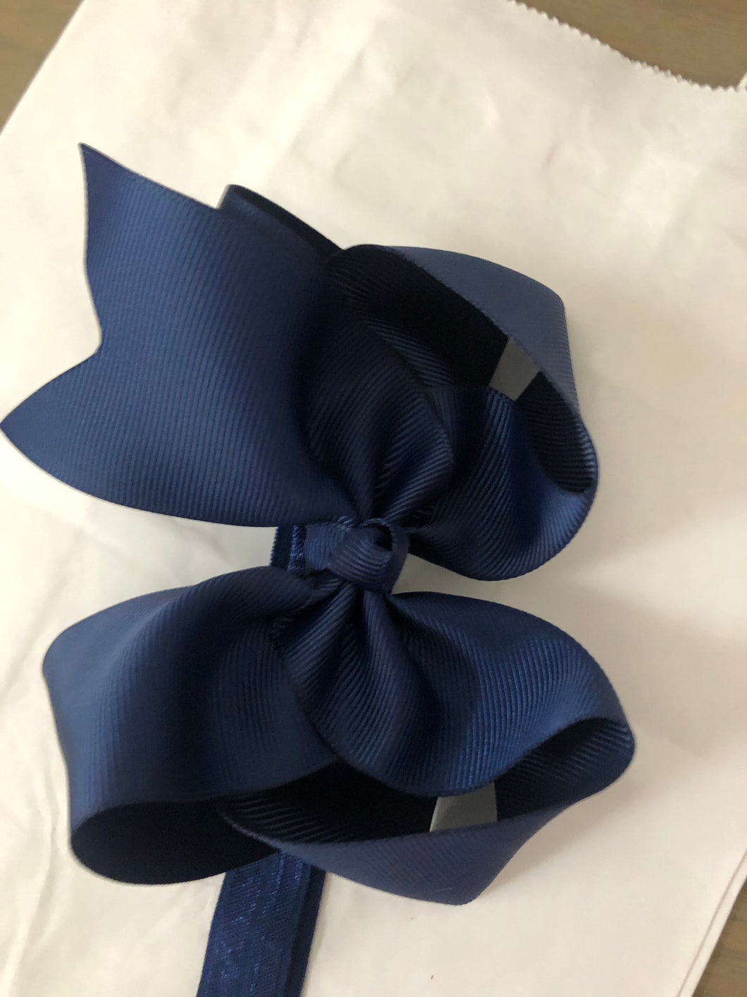 Oversize Bow Satin Headband