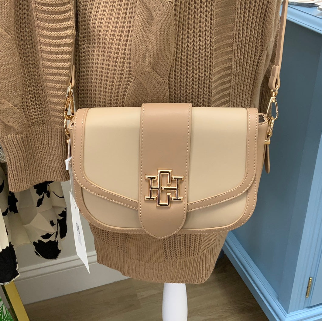 Griffin Crossbody Bag-beige