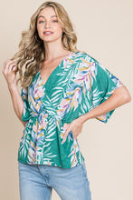 Load image into Gallery viewer, Summery Petals wrap tunic
