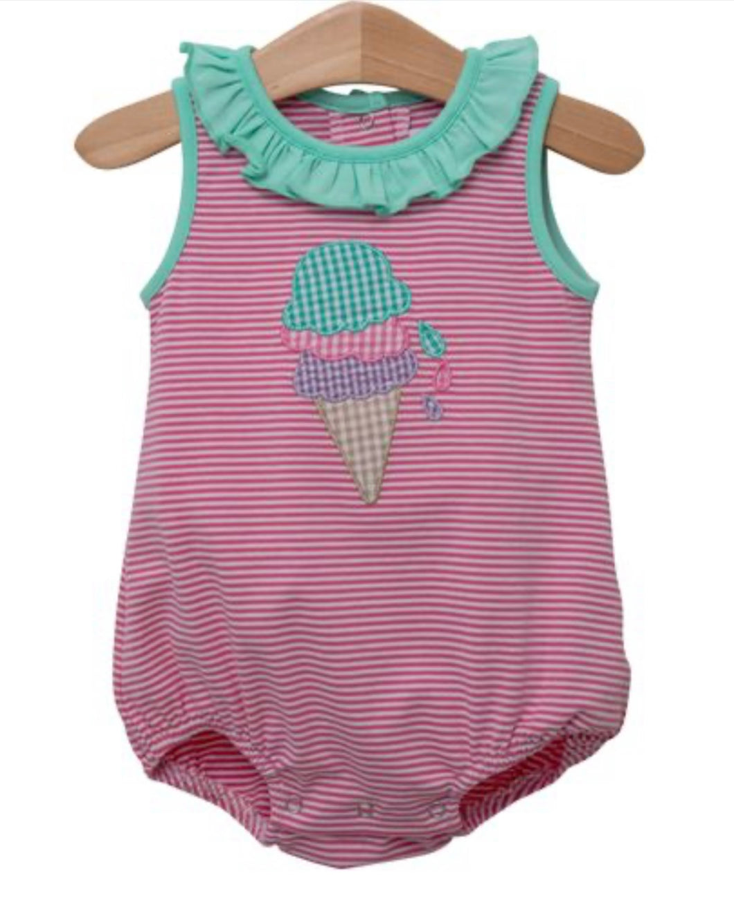 Ice cream cone ruffle bubble