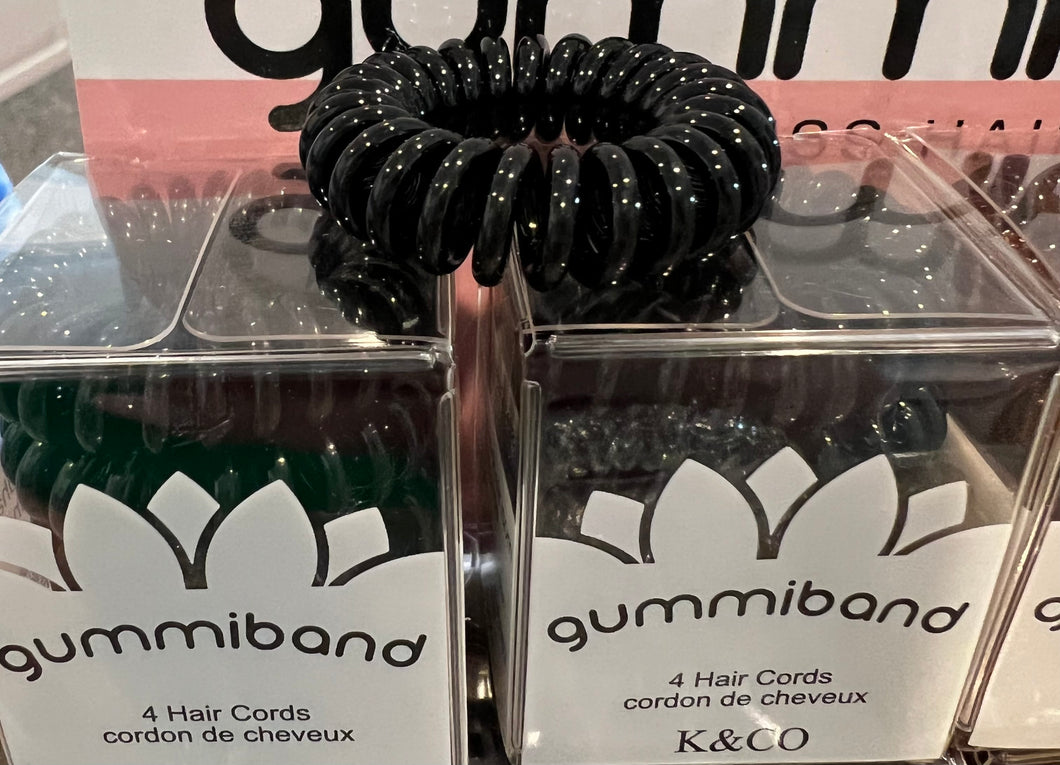 GummiBand Hair Cord 4pk set