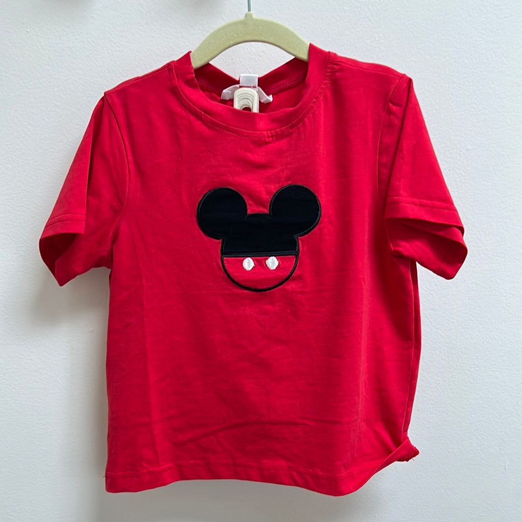 Character set with black and red shorts